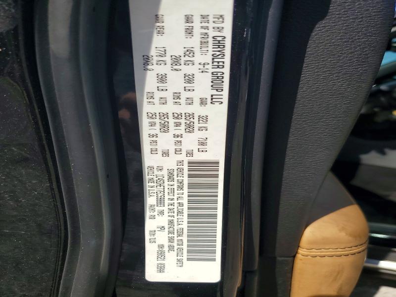 57356456 :رقم المزاد ، 1C4SDHET7EC598883 vin ، 2014 Dodge Durango مزاد بيع