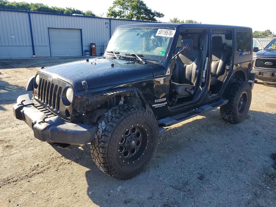 Auction sale of the 2013 Jeep Wrangler, vin: 1C4HJWDG5DL522413, lot number: 58119576