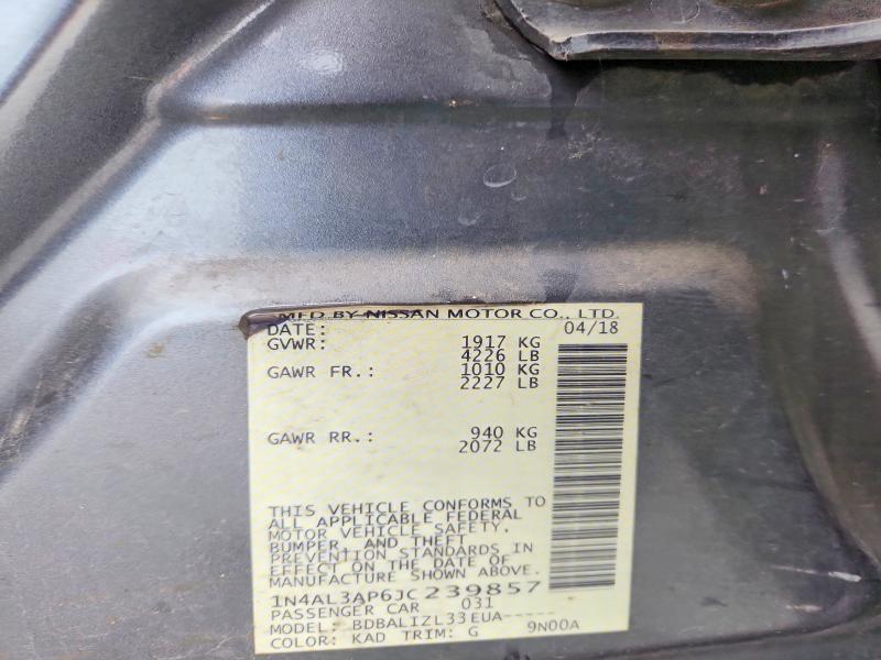 Aukcja sprzedaży 2018 Nissan Altima, vin: 1N4AL3AP6JC239857, numer aukcji: 56892026