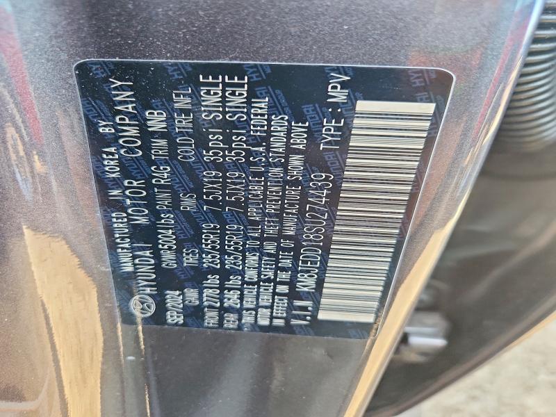 2025 Hyundai Tucson მანქანა იყიდება აუქციონზე, vin: KM8JEDD18SU274439, აუქციონის ნომერი: 58260786