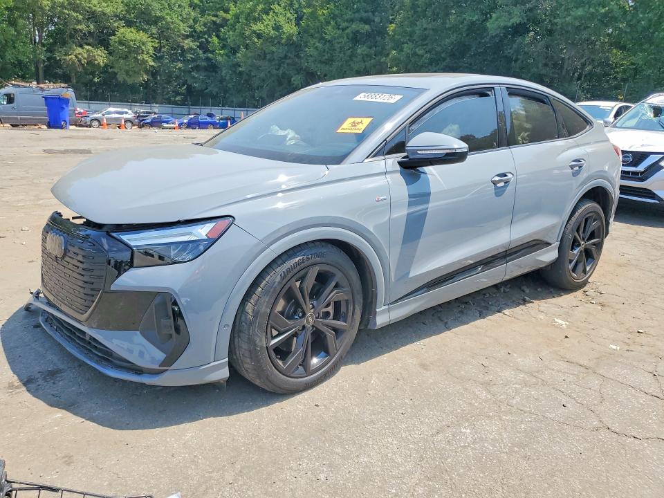 58883126 :رقم المزاد ، WA13UBFZ6RP069681 vin ، 2024 Audi Q4 E-tron مزاد بيع
