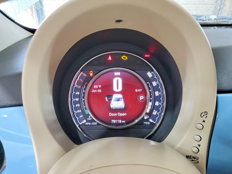 56152306 :رقم المزاد ، 3C3CFFKRXHT535723 vin ، 2017 Fiat 500 مزاد بيع
