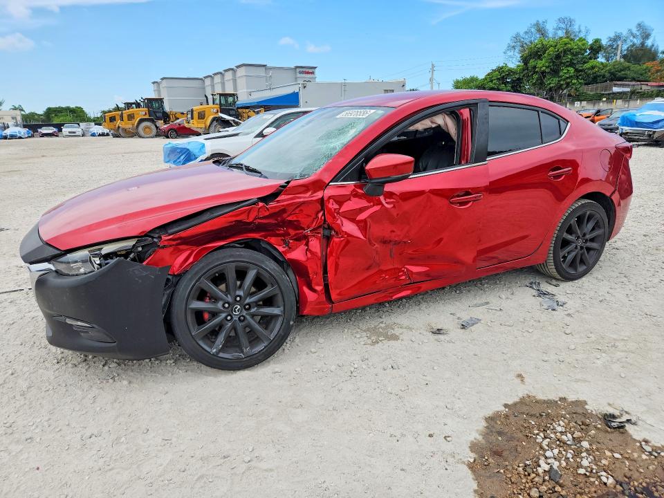 56928556 :رقم المزاد ، 3MZBN1V32JM210212 vin ، 2018 Mazda 3 مزاد بيع