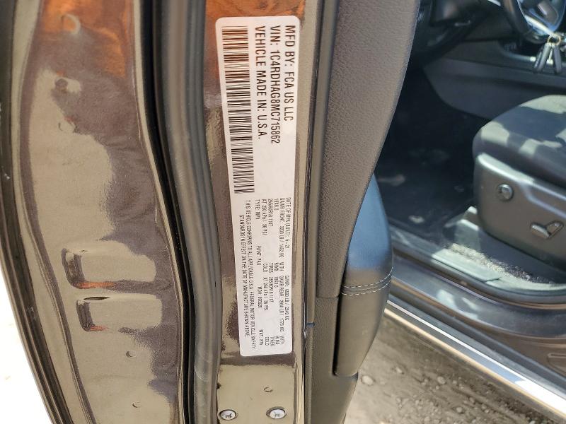 55868796 :رقم المزاد ، 1C4RDHAG8MC715862 vin ، 2021 Dodge Durango مزاد بيع