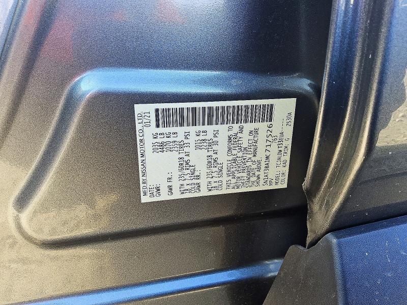 Продаж на аукціоні авто 2021 Nissan Rogue, vin: 5N1AT3BA1MC717526, номер лоту: 57541816