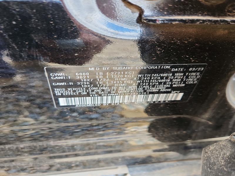 2023 Subaru Ascent მანქანა იყიდება აუქციონზე, vin: 4S4WMAED1P3433301, აუქციონის ნომერი: 55772366