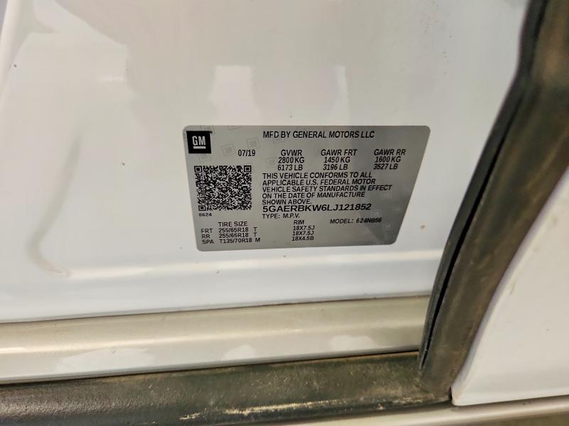 Продажа на аукционе авто 2020 Buick Enclave, vin: 5GAERBKW6LJ121852, номер лота: 57703636