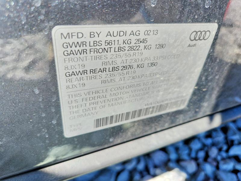 Продажа на аукционе авто 2013 Audi Q5, vin: WA1DGAFP0DA063567, номер лота: 55916786