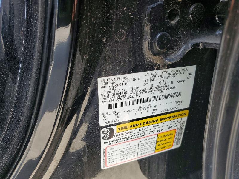Продажа на аукционе авто 2020 Ford Expedition, vin: 1FMJU2AT7LEA64312, номер лота: 56140066