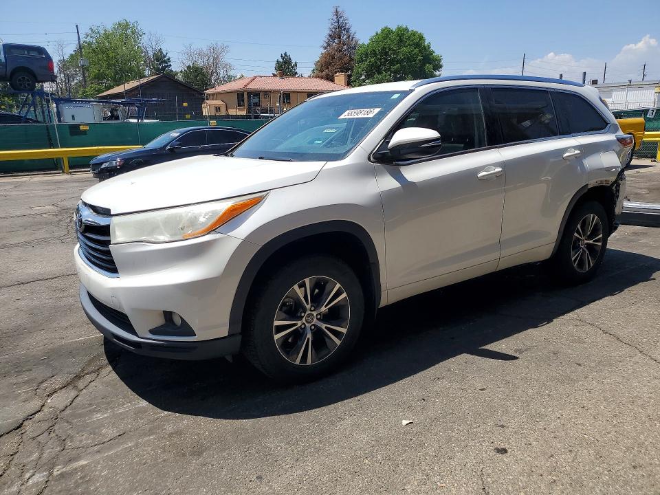 Auction sale of the 2016 Toyota Highlander, vin: 5TDJKRFH2GS313722, lot number: 56598186