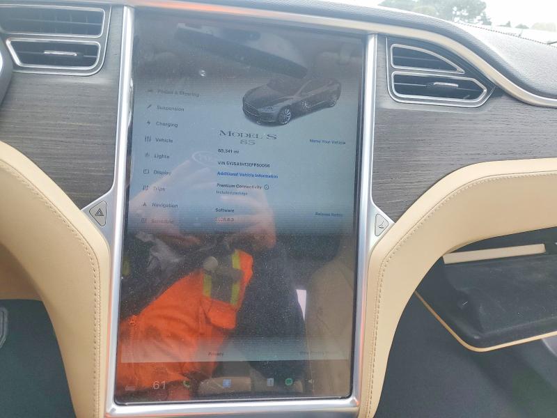 2014 Tesla Model S მანქანა იყიდება აუქციონზე, vin: 5YJSA1H13EFP50056, აუქციონის ნომერი: 54446786
