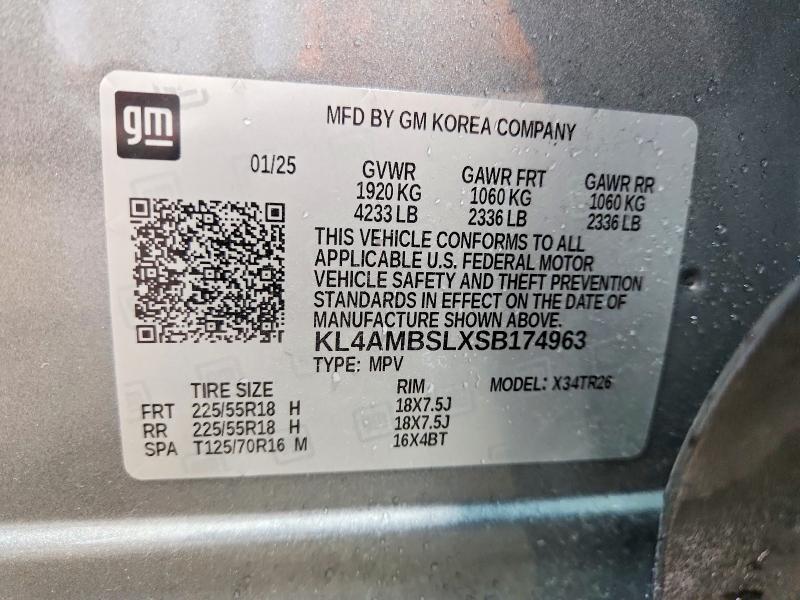 Aukcja sprzedaży 2025 Buick Encore Gx, vin: KL4AMBSLXSB174963, numer aukcji: 58062606