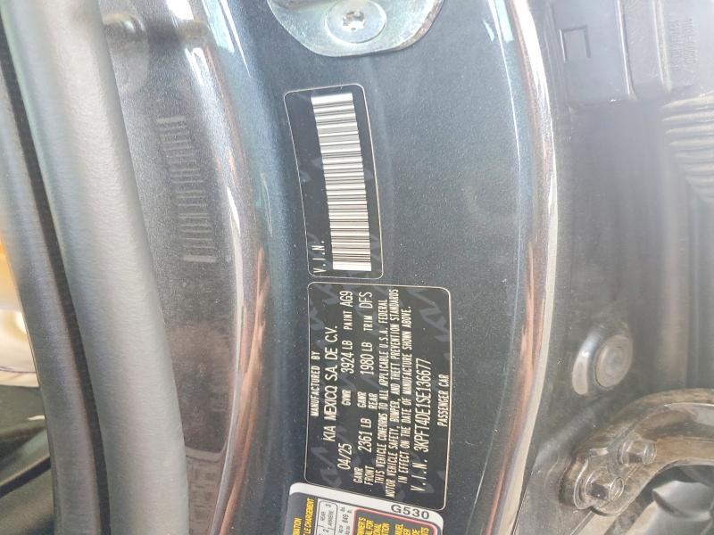 56765506 :رقم المزاد ، 3KPFT4DE1SE136677 vin ، 2025 Kia K4 مزاد بيع