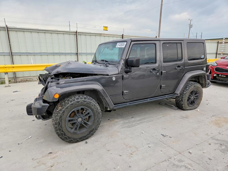 57436006 :رقم المزاد ، 1C4BJWEG4HL568695 vin ، 2017 Jeep Wrangler Unlimited مزاد بيع