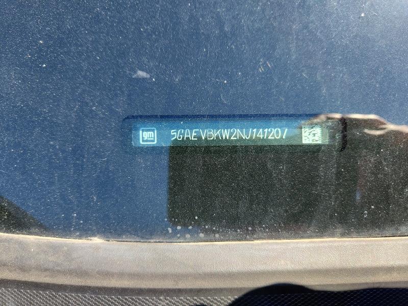 2022 Buick Enclave მანქანა იყიდება აუქციონზე, vin: 5GAEVBKW2NJ141207, აუქციონის ნომერი: 58439166
