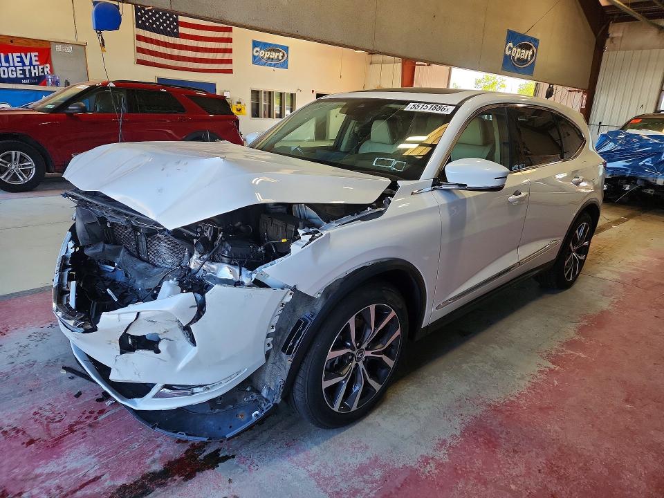 55151886 :رقم المزاد ، 5J8YE1H45RL000784 vin ، 2024 Acura Mdx مزاد بيع