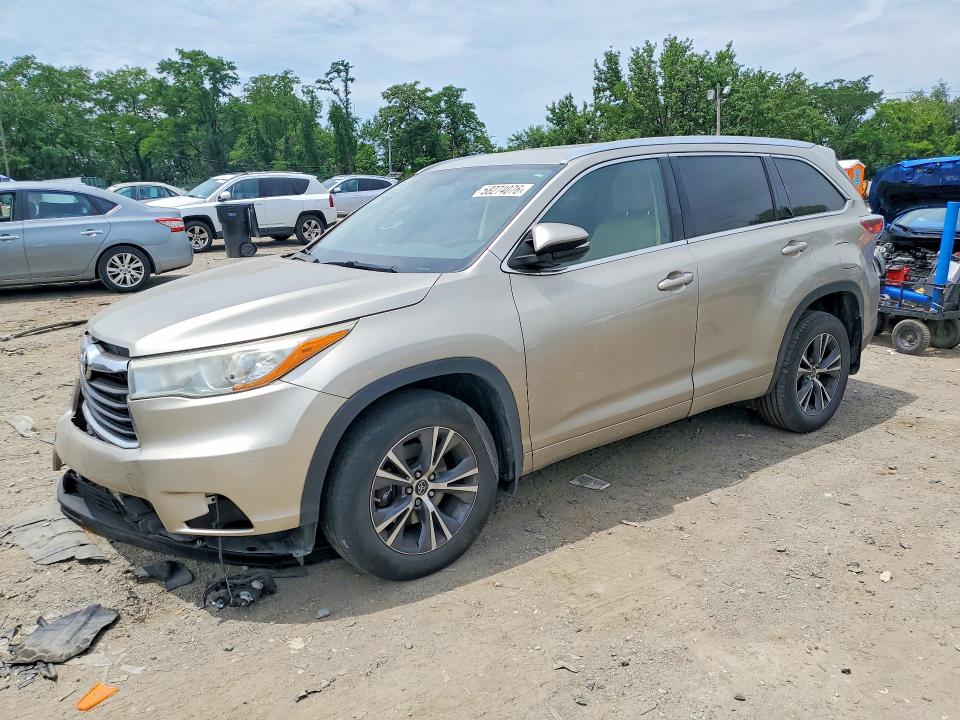 Aukcja sprzedaży 2016 Toyota Highlander, vin: 5TDJKRFH7GS318530, numer aukcji: 58274076