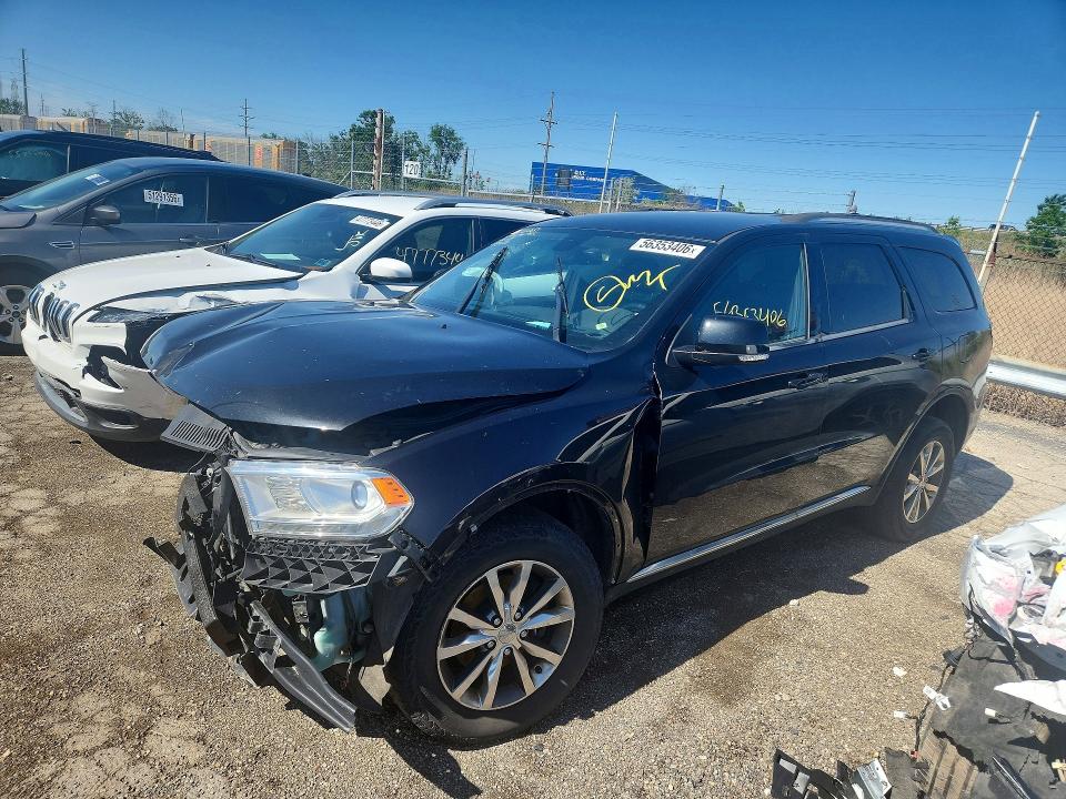 2015 Dodge Durango მანქანა იყიდება აუქციონზე, vin: 1C4RDJDG9FC740615, აუქციონის ნომერი: 56353406