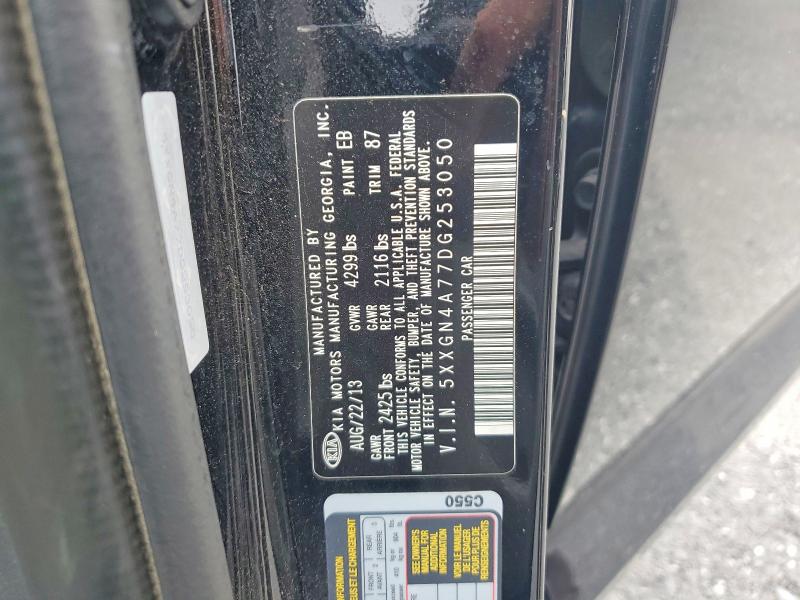 Продаж на аукціоні авто 2013 Kia Optima, vin: 5XXGN4A77DG253050, номер лоту: 55491116