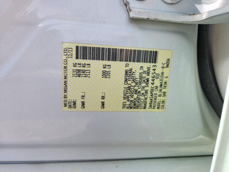 Aukcja sprzedaży 2014 Nissan Maxima, vin: 1N4AA5AP0EC446543, numer aukcji: 55908036