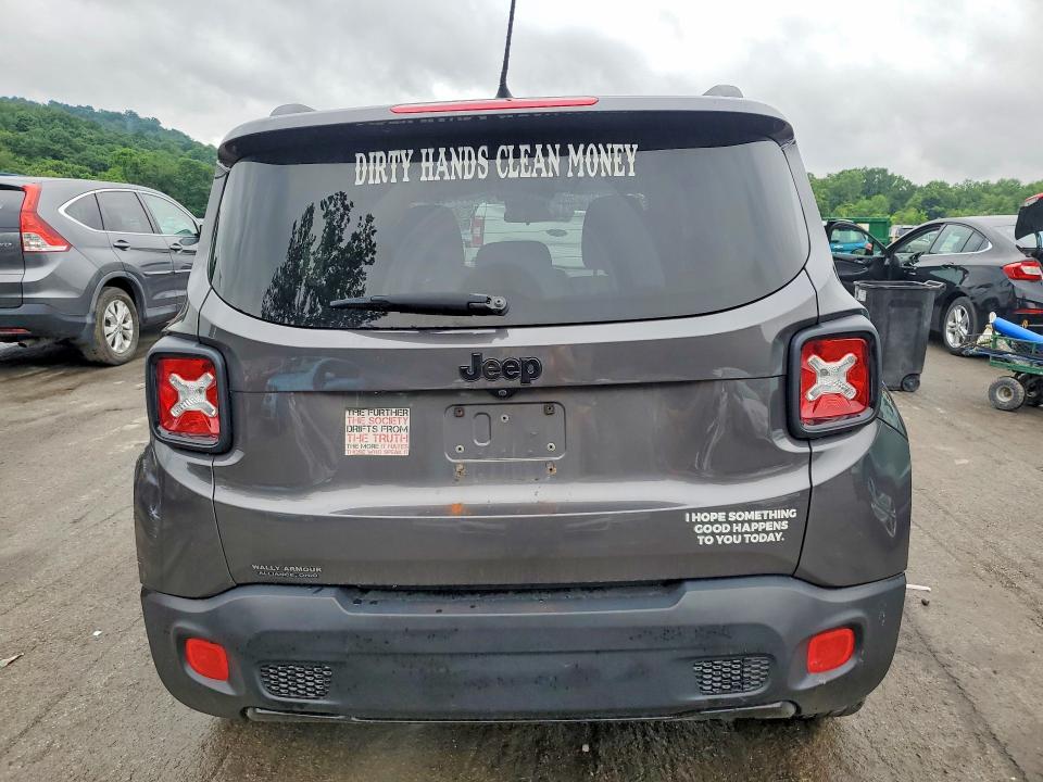 58360666 :رقم المزاد ، ZACCJABB1HPF21474 vin ، 2017 Jeep Renegade مزاد بيع