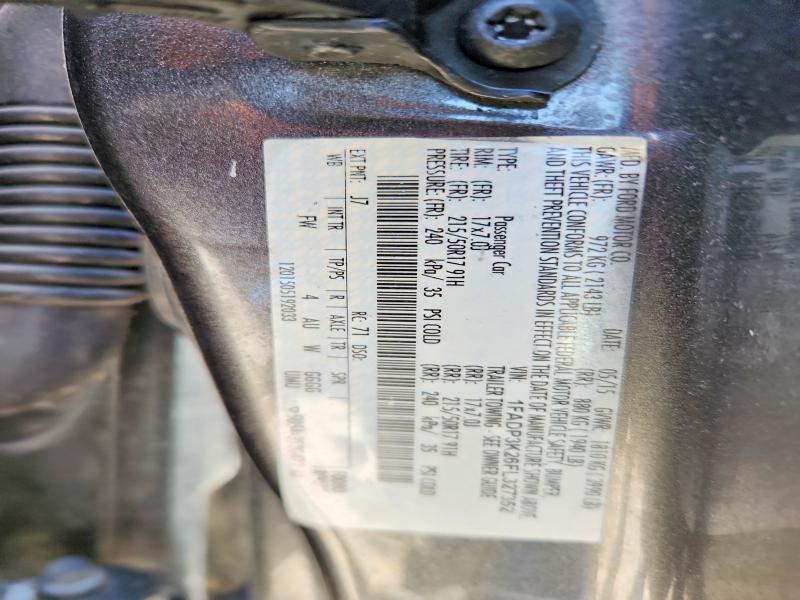Продажа на аукционе авто 2015 Ford Focus, vin: 1FADP3K26FL327352, номер лота: 56140026