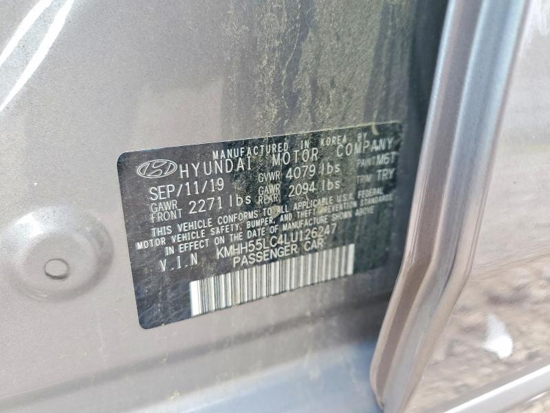 Продаж на аукціоні авто 2020 Hyundai Elantra Gt, vin: KMHH55LC4LU126247, номер лоту: 58905056