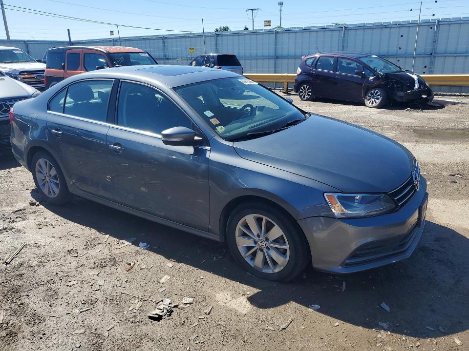 2015 Volkswagen Jetta მანქანა იყიდება აუქციონზე, vin: 3VWD07AJ2FM237643, აუქციონის ნომერი: 56715096