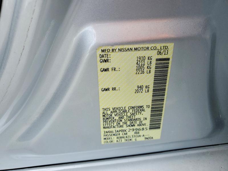 Aukcja sprzedaży 2013 Nissan Altima, vin: 1N4AL3AP0DC299685, numer aukcji: 56859776