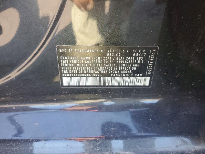 Продажа на аукционе авто 2017 Volkswagen Gti, vin: 3VW4T7AU3HM061965, номер лота: 56785116