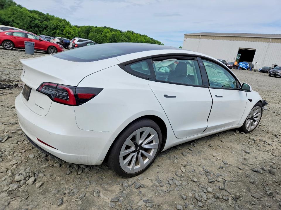 Продажа на аукционе авто 2022 Tesla Model 3, vin: 5YJ3E1EB4NF180509, номер лота: 57646476