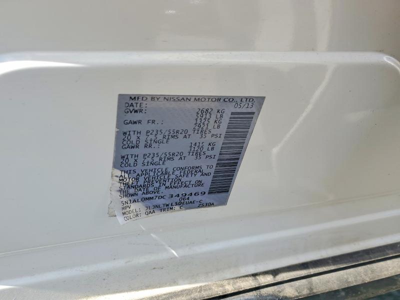 Продаж на аукціоні авто 2013 Infiniti Jx35, vin: 5N1AL0MM7DC349469, номер лоту: 56883706