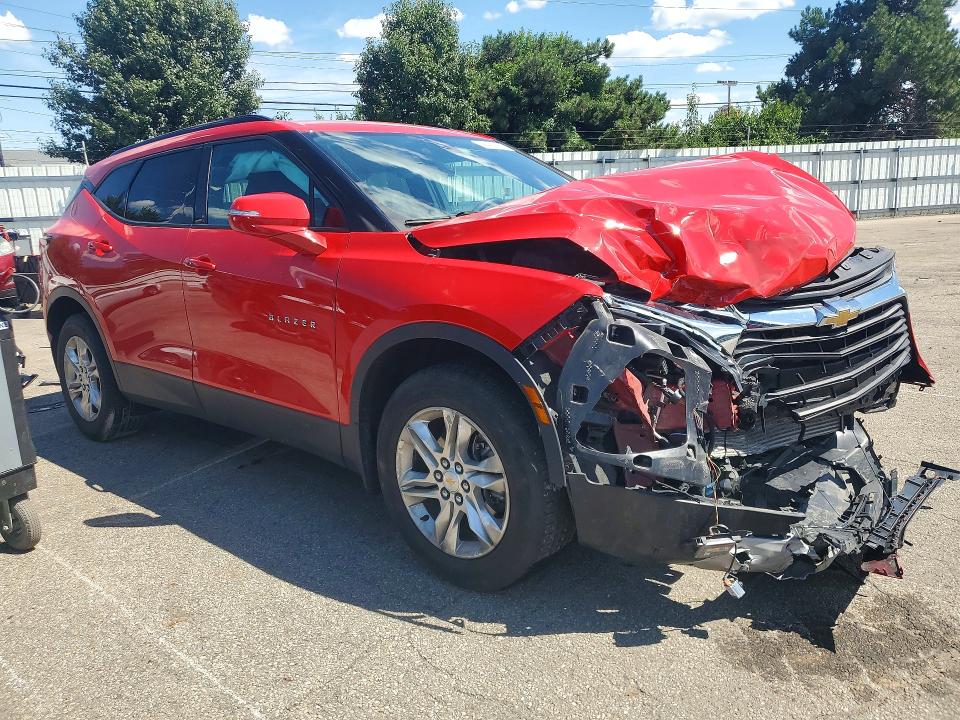 58498146 :رقم المزاد ، 3GNKBCR4XMS554341 vin ، 2021 Chevrolet Blazer مزاد بيع