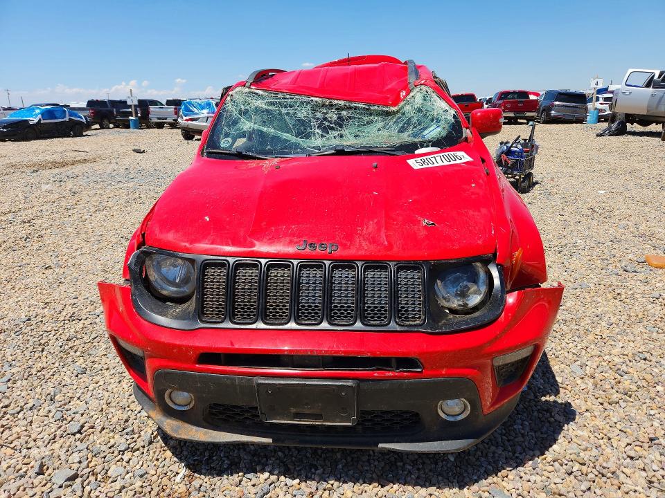 2019 Jeep Renegade მანქანა იყიდება აუქციონზე, vin: ZACNJABB6KPK42227, აუქციონის ნომერი: 58077006
