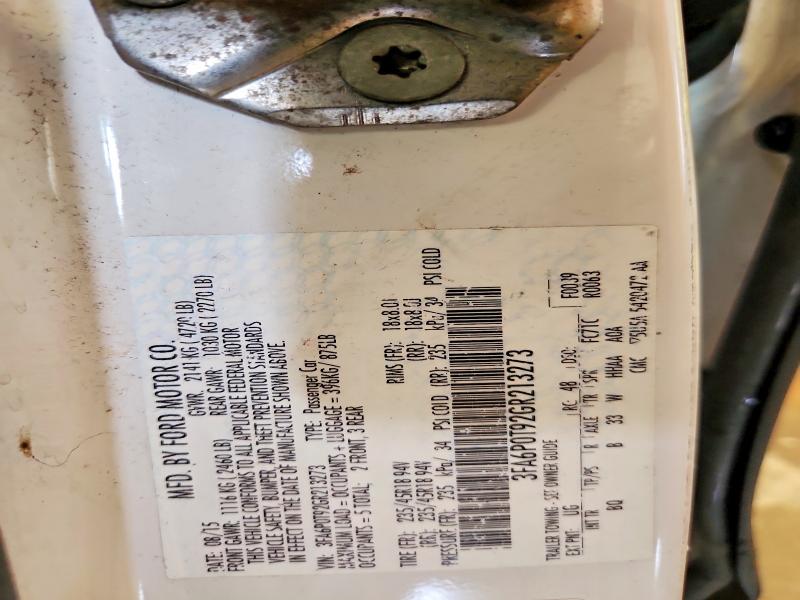 Продажа на аукционе авто 2016 Ford Fusion, vin: 3FA6P0T92GR213273, номер лота: 56991646