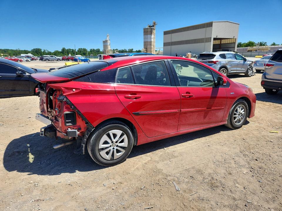 57068826 :رقم المزاد ، JTDKBRFUXH3054448 vin ، 2017 Toyota Prius مزاد بيع