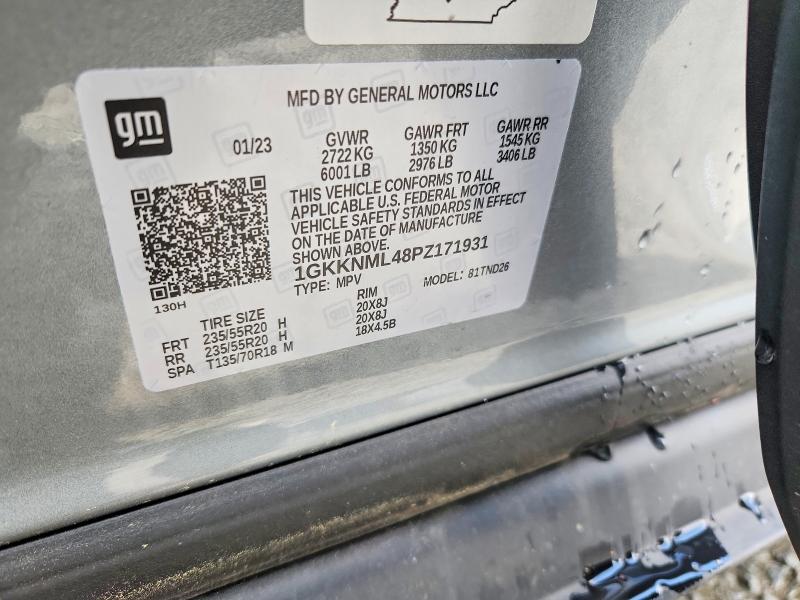 2023 Gmc Acadia მანქანა იყიდება აუქციონზე, vin: 1GKKNML48PZ171931, აუქციონის ნომერი: 57764926