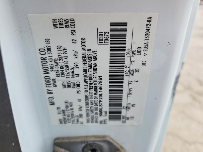 Продажа на аукционе авто 2020 Ford Transit Connect, vin: NM0LS7F20L1467861, номер лота: 56124476