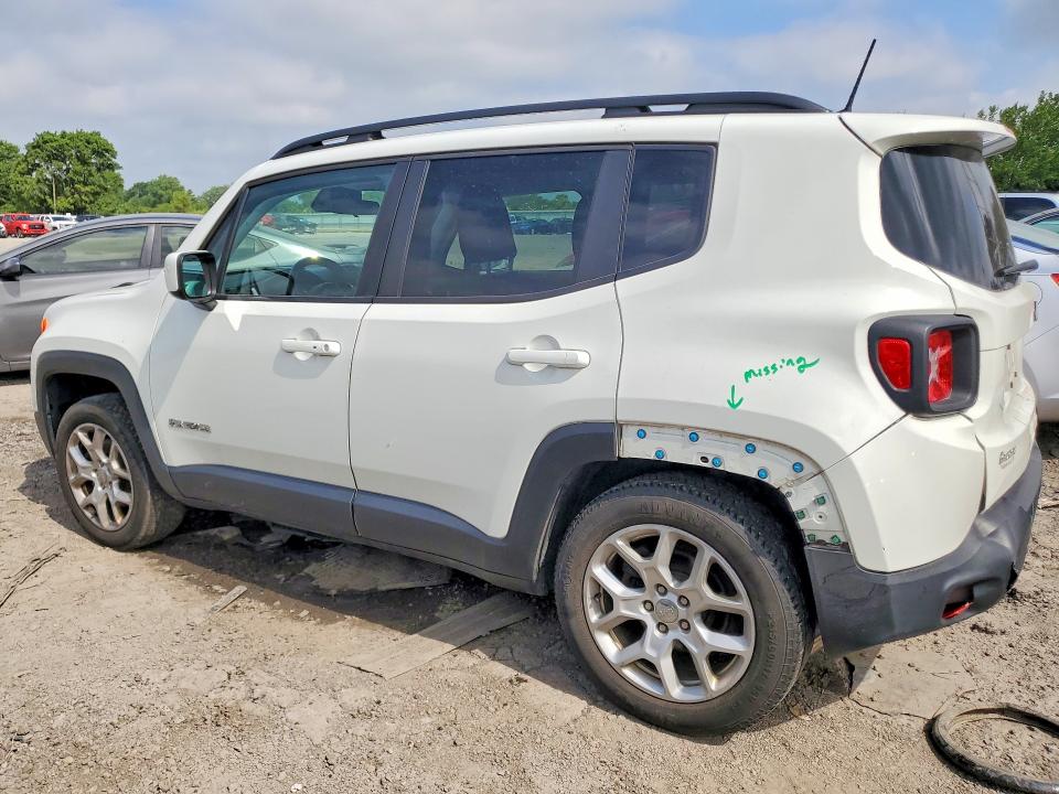 2018 Jeep Renegade მანქანა იყიდება აუქციონზე, vin: ZACCJABB4JPG80673, აუქციონის ნომერი: 59079126