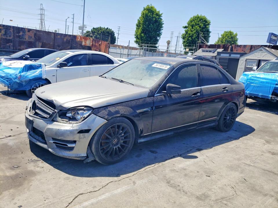 Auction sale of the 2012 Mercedes-benz C, vin: WDDGF4HB1CA724715, lot number: 56190876