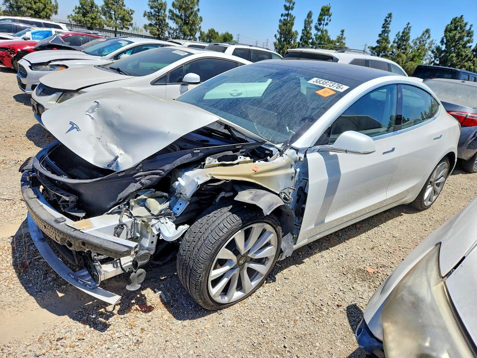 Продаж на аукціоні авто 2020 Tesla Model 3, vin: 5YJ3E1EB2LF621700, номер лоту: 58387376