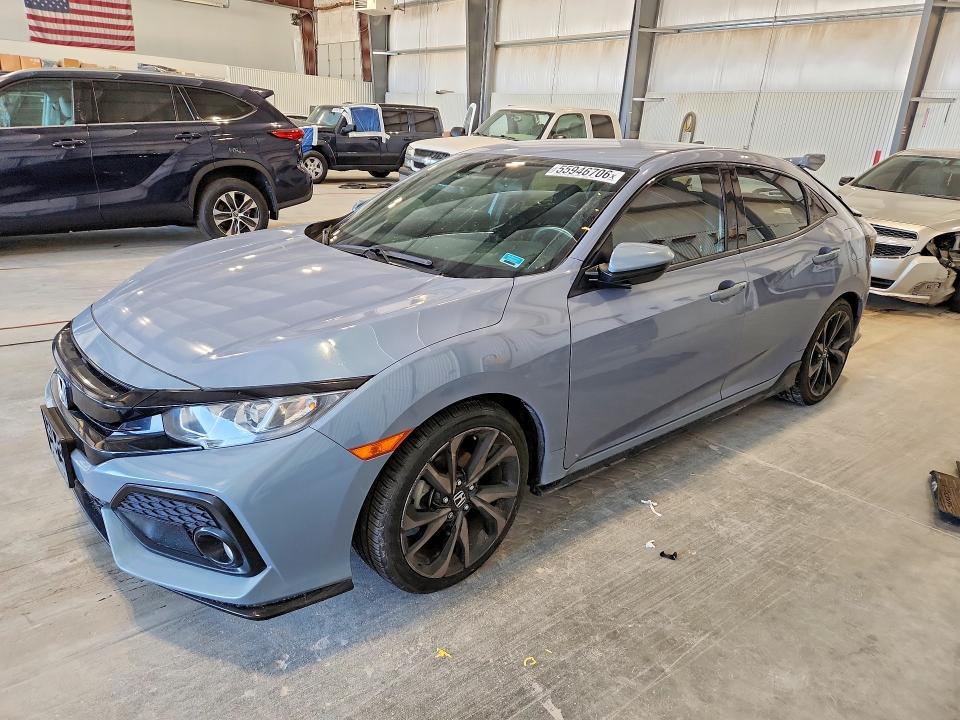 55946706 :رقم المزاد ، SHHFK7H40KU216129 vin ، 2019 Honda Civic مزاد بيع