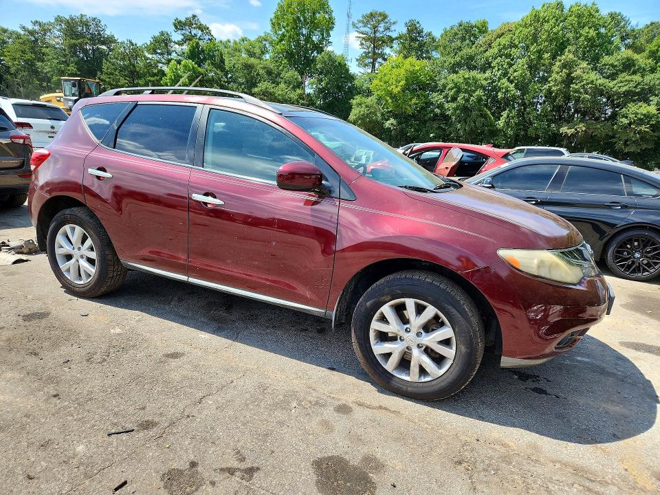 2012 Nissan Murano მანქანა იყიდება აუქციონზე, vin: JN8AZ1MW4CW201131, აუქციონის ნომერი: 58335316
