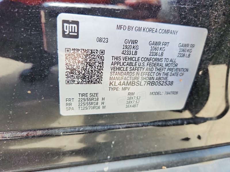 Aukcja sprzedaży 2024 Buick Encore Gx, vin: KL4AMBSL7RB052538, numer aukcji: 55800996