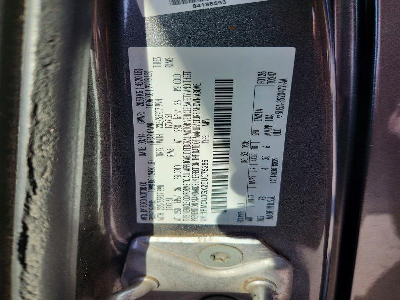Продажа на аукционе авто 2014 Ford Escape, vin: 1FMCU0GX2EUC75286, номер лота: 55867116