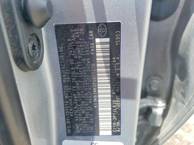 Aukcja sprzedaży 2023 Toyota Camry, vin: 4T1K61AK5PU077216, numer aukcji: 56752216