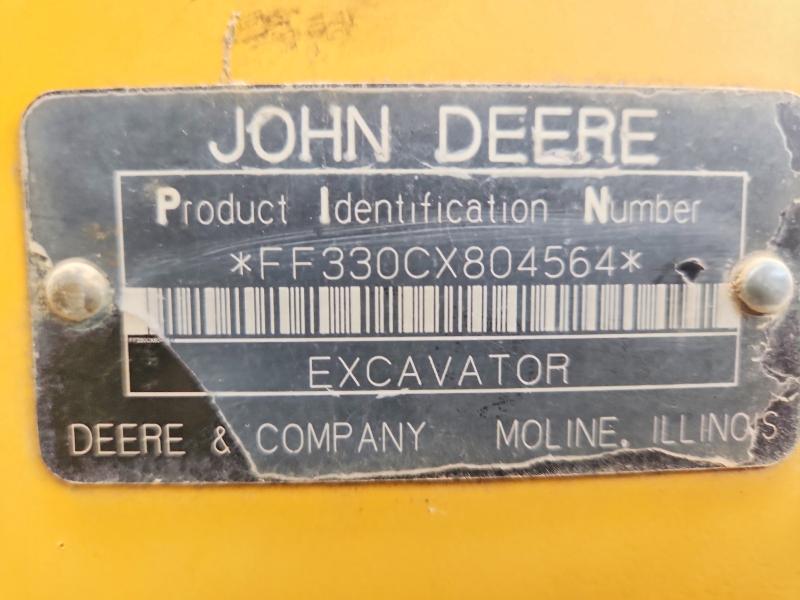 55861906 :رقم المزاد ، FF330CX804564 vin ، 2005 John Deere 330 مزاد بيع