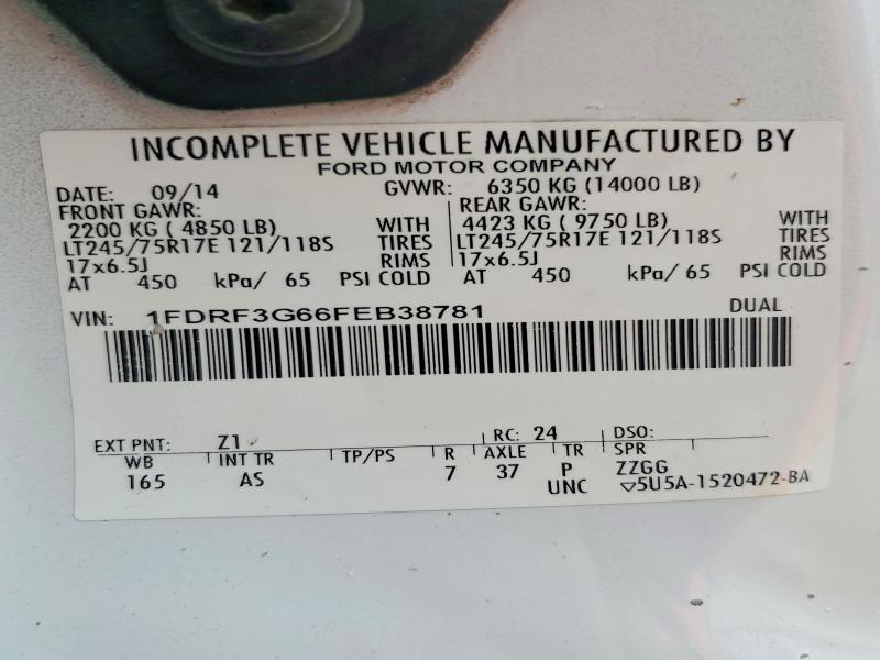 Aukcja sprzedaży 2015 Ford F350, vin: 1FDRF3G66FEB38781, numer aukcji: 55899926