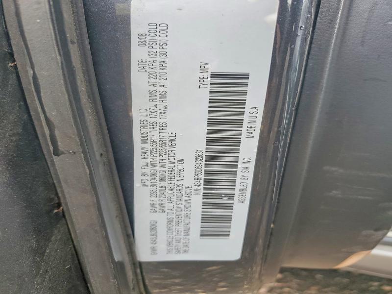 Aukcja sprzedaży 2009 Subaru Outback, vin: 4S4BP63C694323631, numer aukcji: 58357586