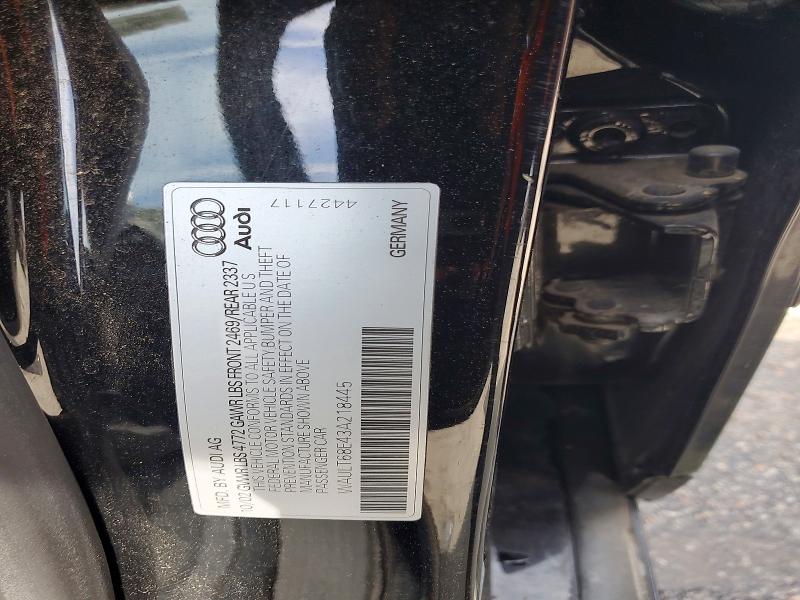 2003 Audi A4 მანქანა იყიდება აუქციონზე, vin: WAULT68E43A218445, აუქციონის ნომერი: 56437526